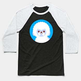 Kawaii Dog Bichon Frise Baseball T-Shirt